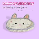 Crochet Kitty Eyeglass Case